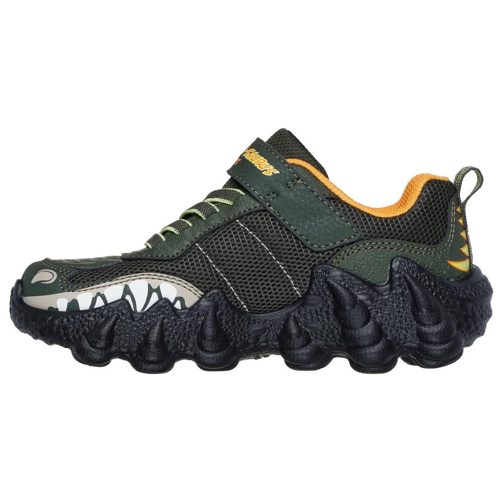 Zapatilla Infantil Niño Skechers Skech-o-saurus Lights 2.0 Olv image number 6.0