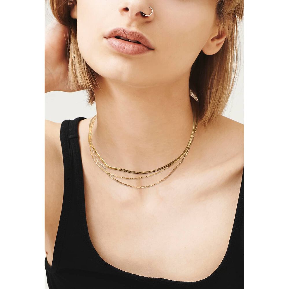 Collar Lp3287-1/2 Lotus Silver Mujer Chains image number 1.0