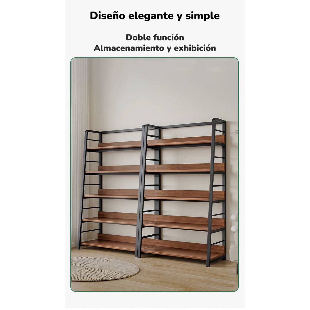 Estante Librero Repisas De 5 Niveles 180cm By Lubabycas image number 6.0