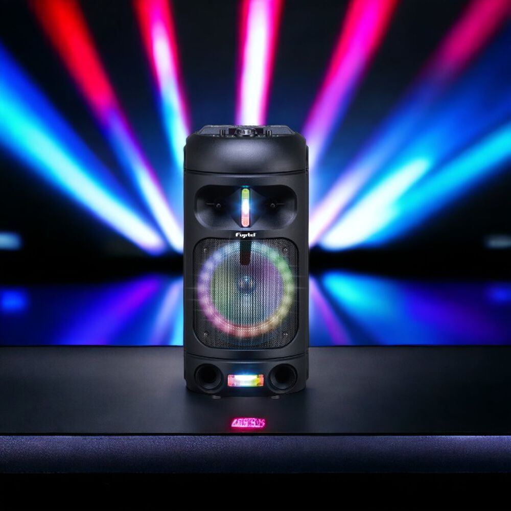 Parlante Karaoke Bt Rgb Con Micrófono Recargable Fujitel 802 image number 1.0