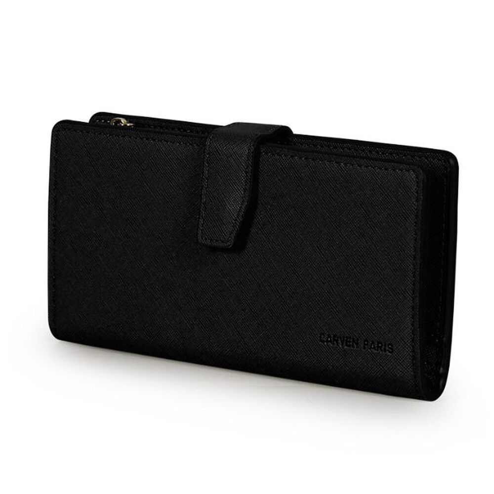 2 Billeteras De Mujer Vesta Negra Y Pink Carven image number 4.0
