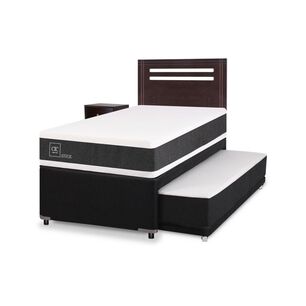Divan Cic Ortopedic / 1.5 Plazas + Set De Maderas