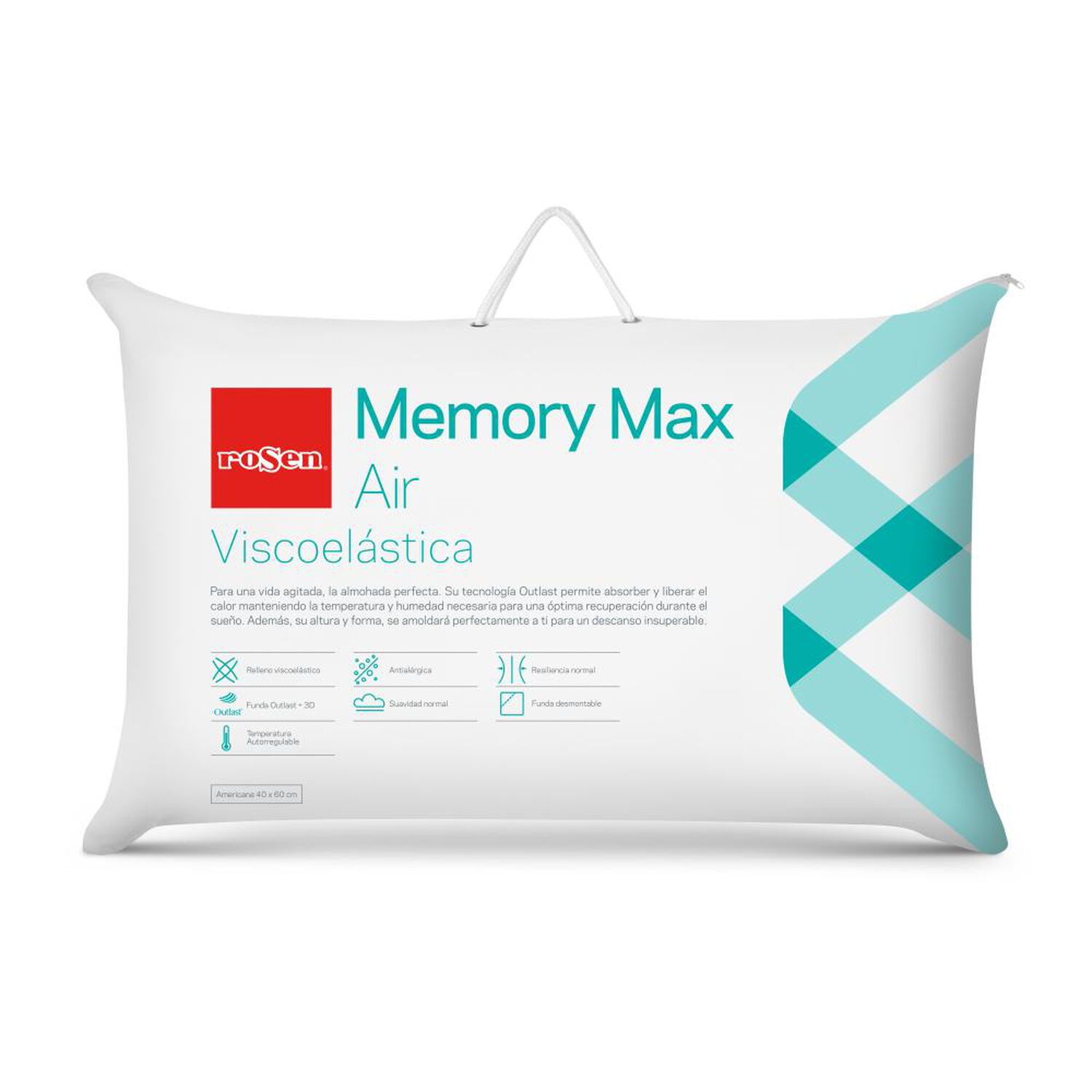 Almohada Rosen Memory Max Air image number 4.0