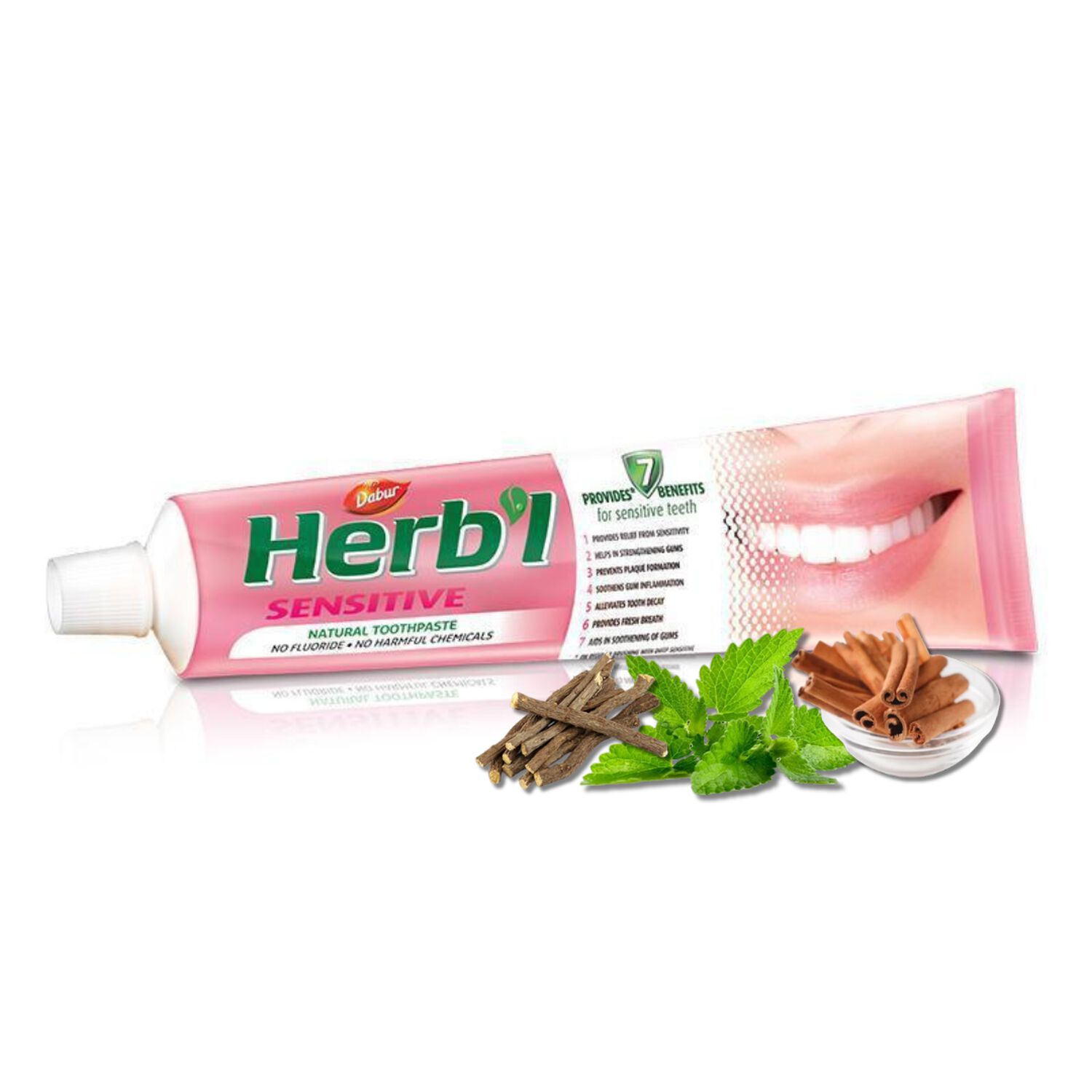 Pasta Dental Herb'l Sensible + Cepillo De Dientes 150gr image number 2.0