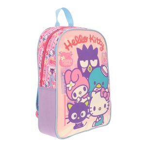 Mochila Escolar Ni&ntilde;a Rosado Friends & Hello Kitty