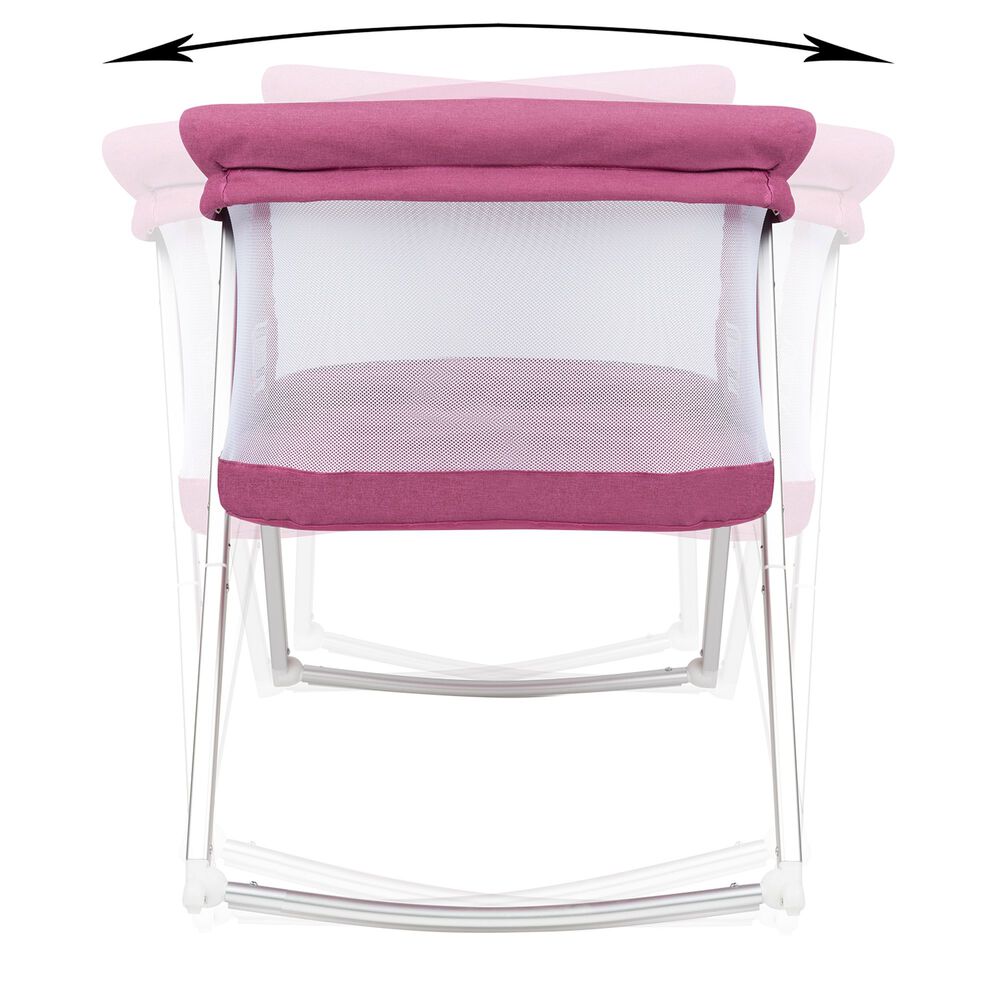 Cuna Mois&eacute;s Port&aacute;til Dreams Pink + Colch&oacute;n image number 3.0