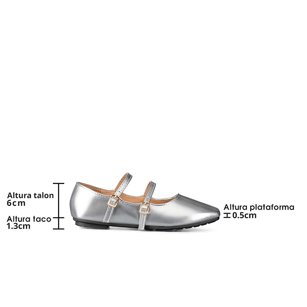 Ballerina Casual Mujer Moda Charol Plano Weide You503 image number 6.0