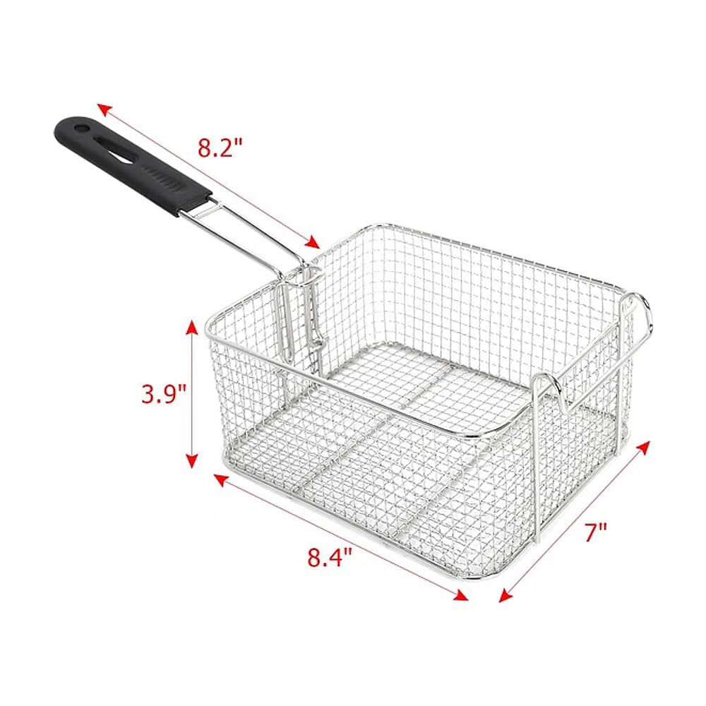 Freidora El&eacute;ctrica Aceite - Acero Inoxidable 6 Litros Con Tapa Y Cesta image number 5.0