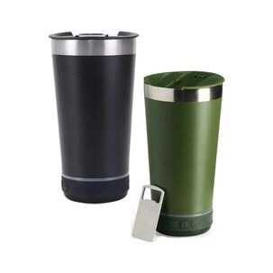 Pack 2 Vasos Termicos Bluetooth Abre Botellas 473 Ml