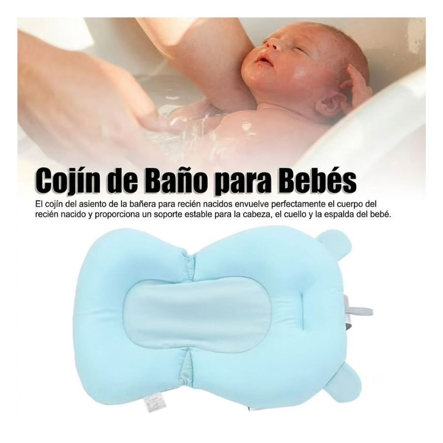 Coj&iacute;n De Ba&ntilde;o Para Beb&eacute; Almohadilla Flotante image number 1.0