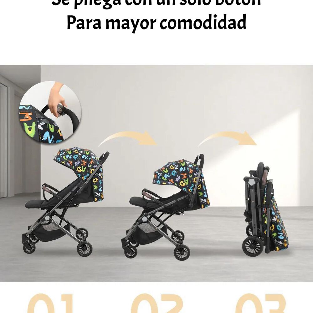 Coche De Paseo Tipo Maleta 0-3 Años Milan Gris By Lubabycas image number 3.0