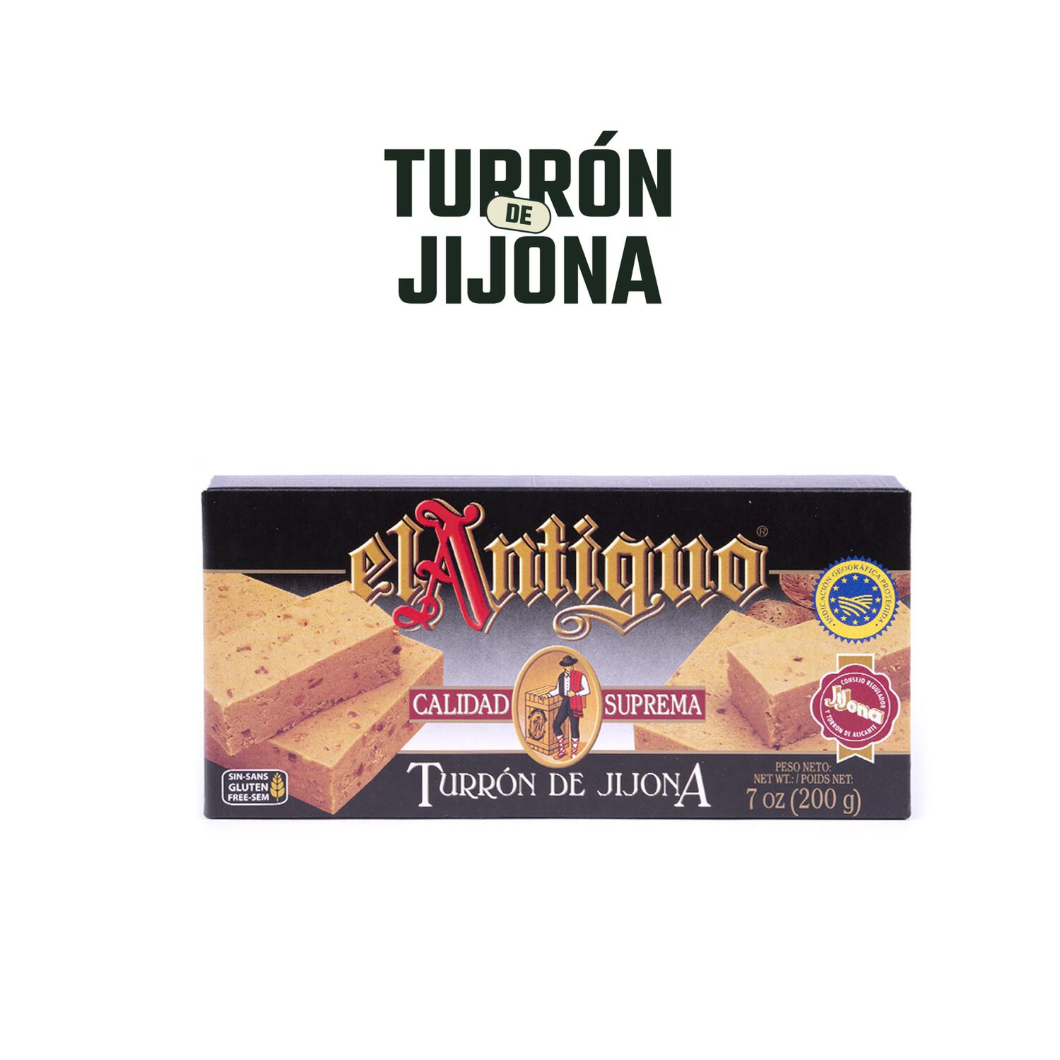 Turr&oacute;n De Jijona El Antiguo 1 X 250 Gr image number 2.0