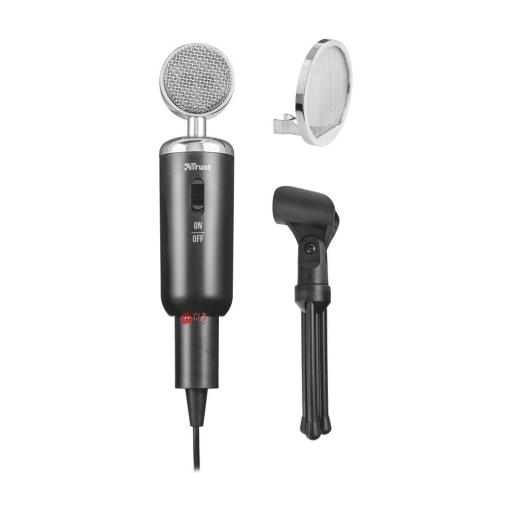 Micr&oacute;fono Pc Madell Estilo Vintage Rejilla Y Tr&iacute;pode - Ps image number 3.0