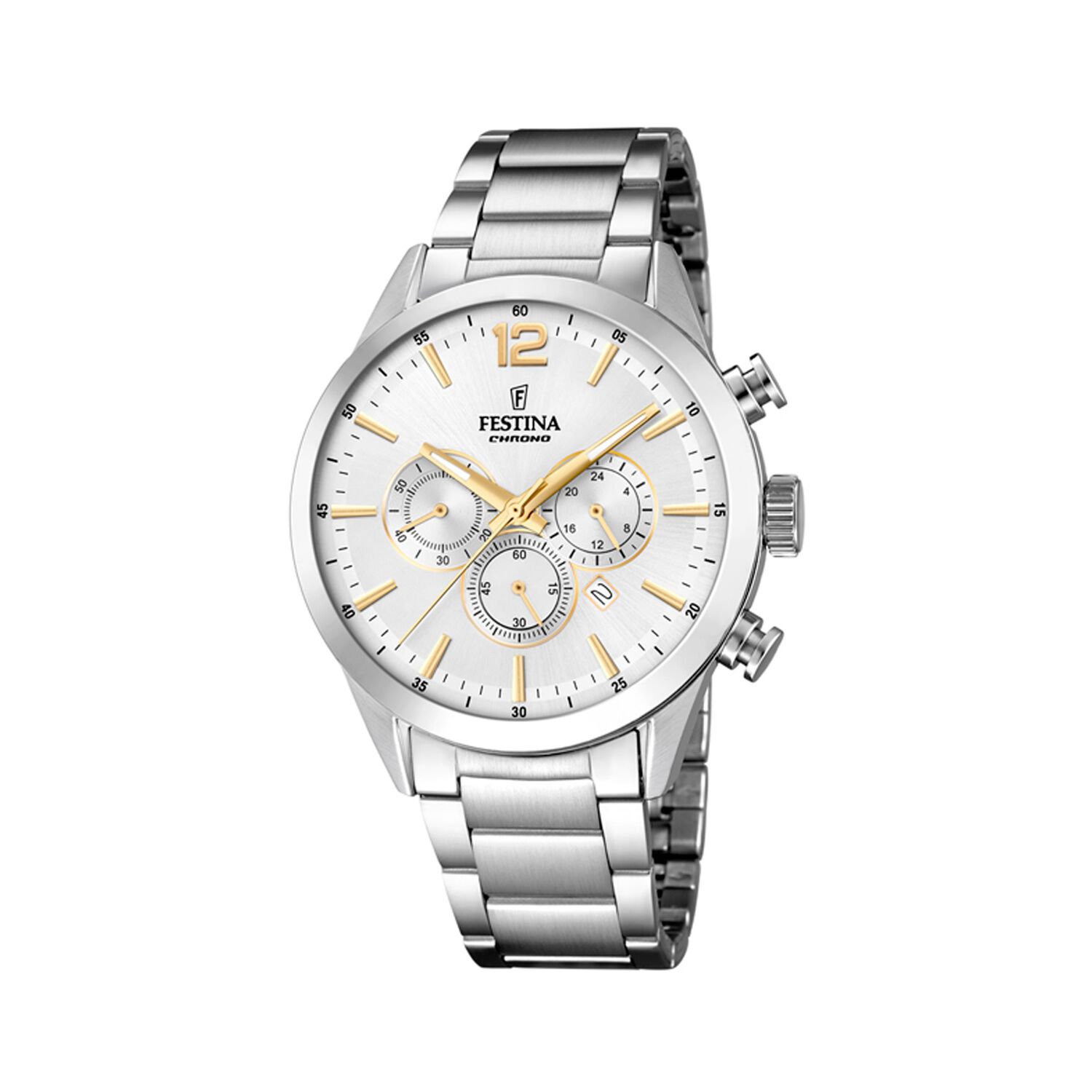 Reloj F20343/1 Festina Plateado Hombre Timeless Chronograph image number 0.0