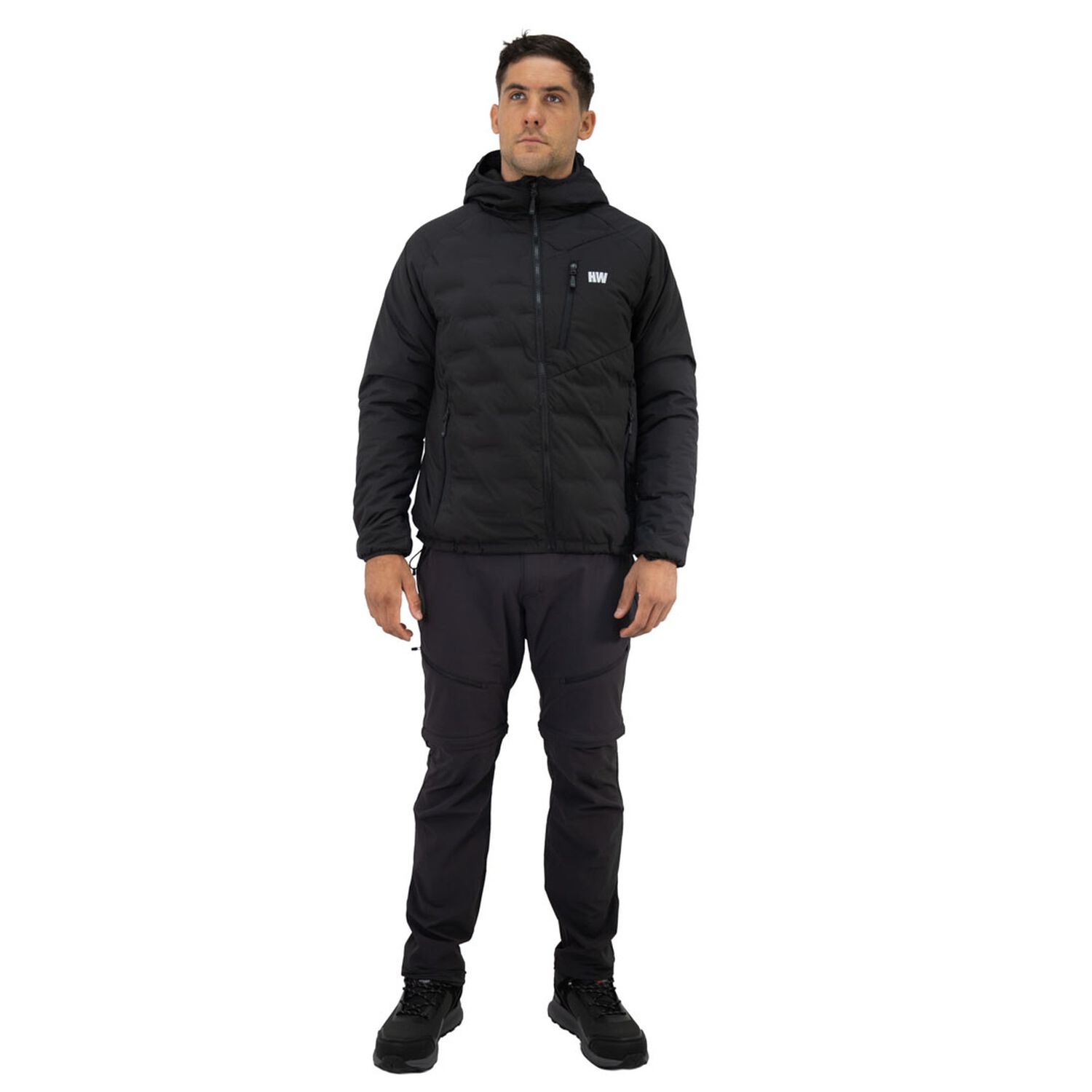 Parka Insulada Hw Explorer Hombre Negra image number 0.0