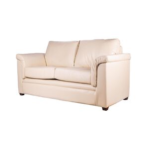 Sofa Ancona 2 Cuerpos Pu Grano Beige