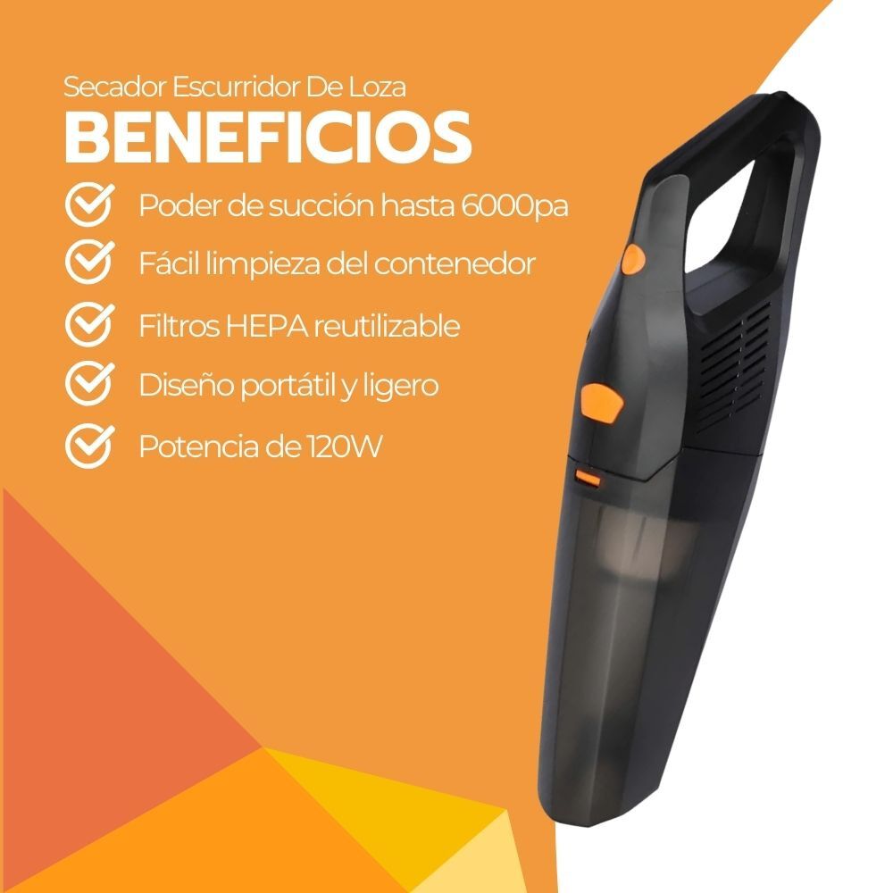 Aspiradora De Mano Auto Inal&aacute;mbrica Multifuncional Port&aacute;til image number 3.0