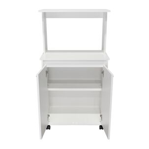 Mueble Microondas 2 Puertas Fm-010b Blanco
