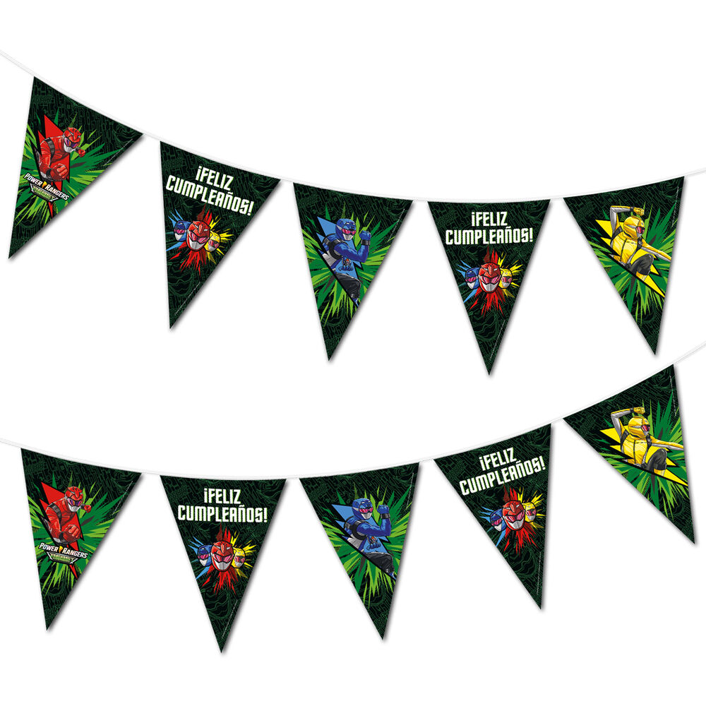 Set Cumpleaños Power Ranger Para 6 Personas Cotillón image number 12.0
