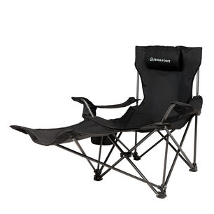 Silla Plegable Camping Con Apoya Brazos Y Pies Premium