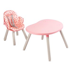 Silla De Comer Bebesit Baby Desk 4 En 1 Rosado