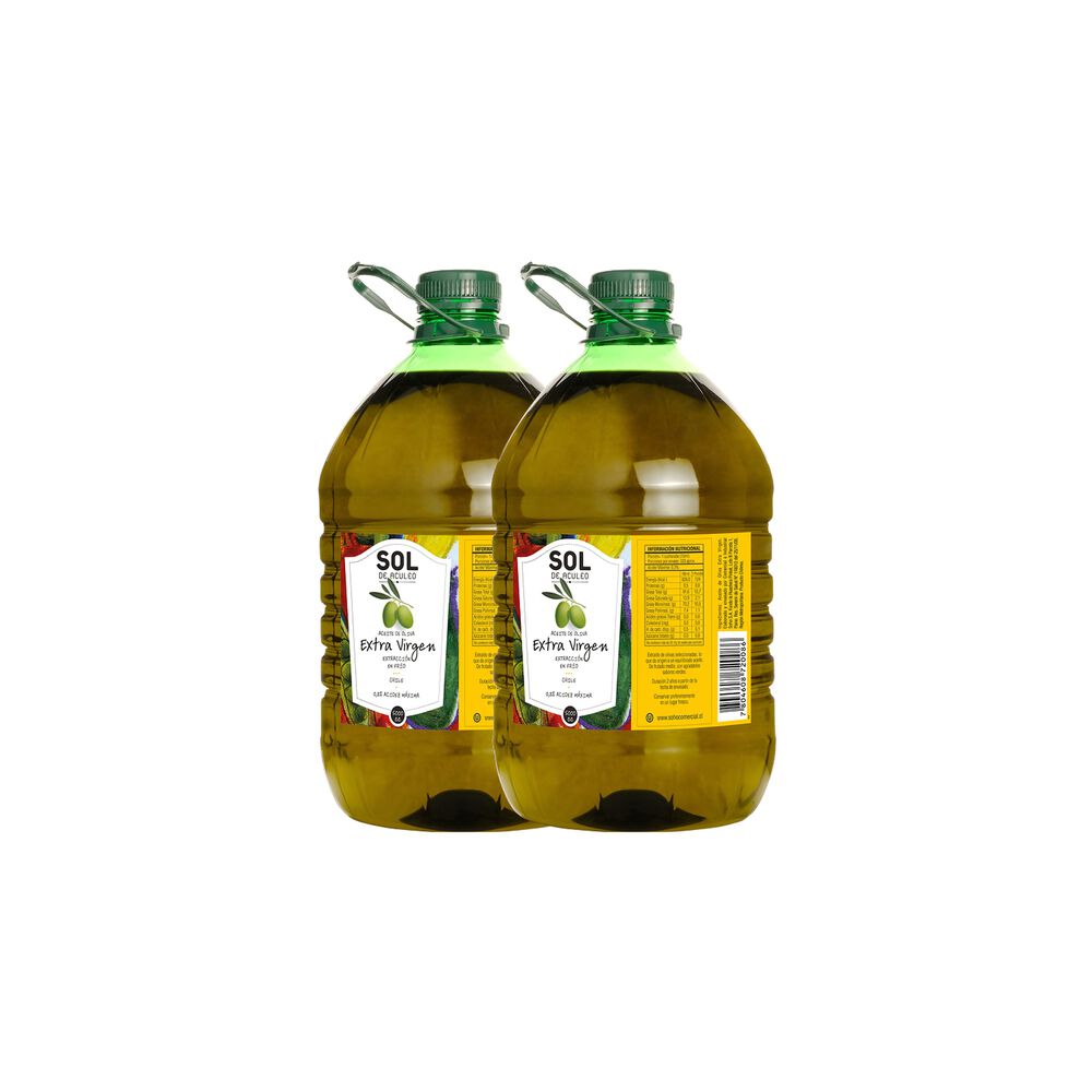 Aceite De Oliva Extra Virgen Sol De Aculeo Blend 2 X 5000 Ml image number 0.0