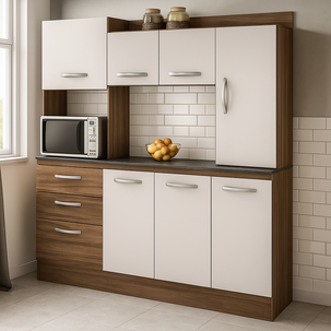 Mueble De Cocina Casaideal Tamara / 7 Puertas / 3 Cajones