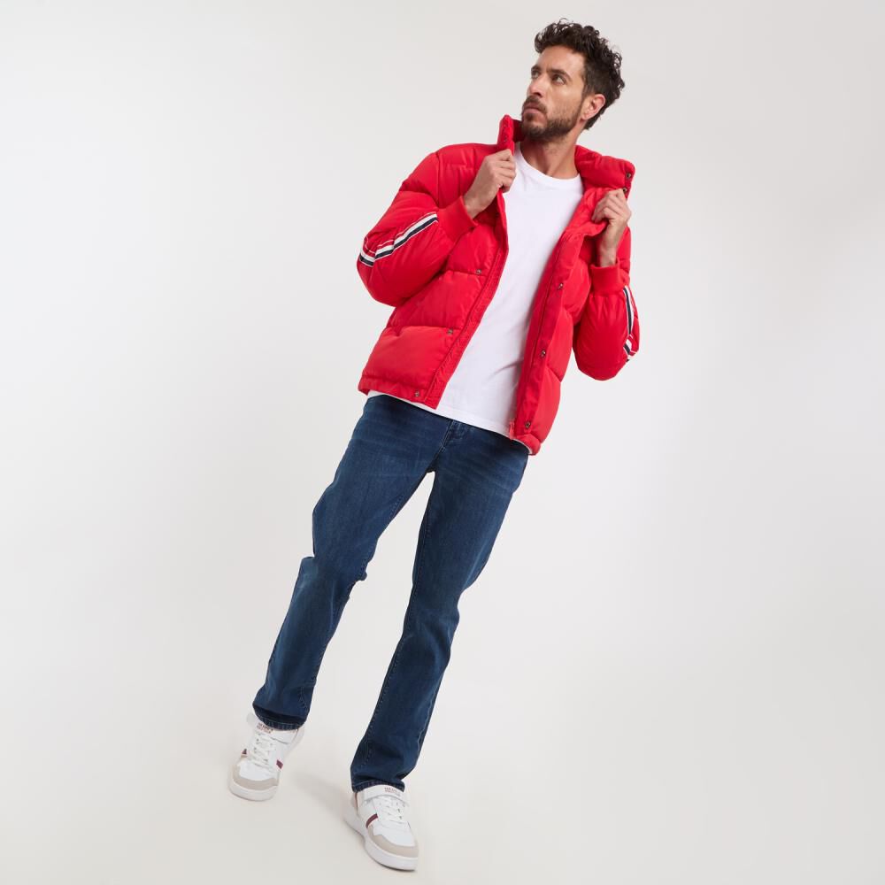 Parka Bloque Color Regular Cuello Alto Hombre The King's Polo Club image number 1.0