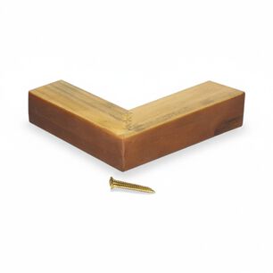 Kit 4 Unidades Pata Para Sill&oacute;n O Base Europea Tipo L 4,5 Cm Altura