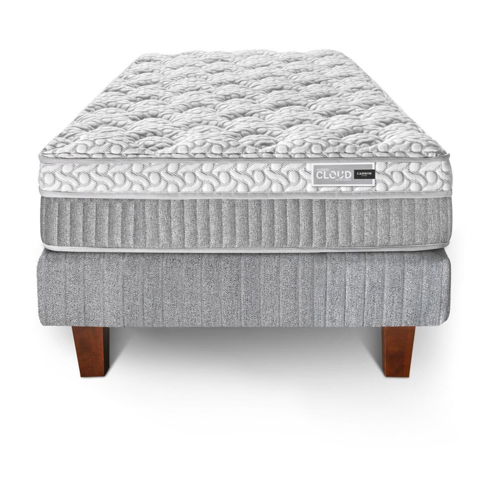 Cama Europea Cannon Home Hybrid Cloud / 1 Plaza / Base Normal image number 3.0
