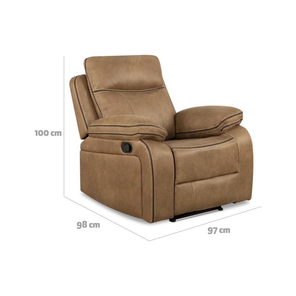 Juego De Living Reclinable Cic Sevilla / 3 Cuerpos + 1 Cuerpo image number 2.0