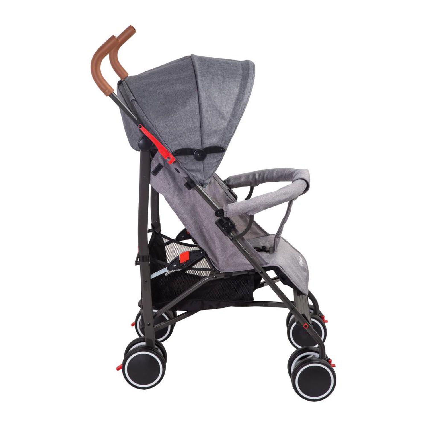 Coche Paragua Bebesit Clap Melange Gris image number 2.0