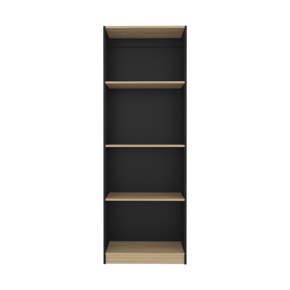 Estante Organizador 3 Niveles 180,6x62,8x29,9 Cm Negro Y Café Claro image number 3.0