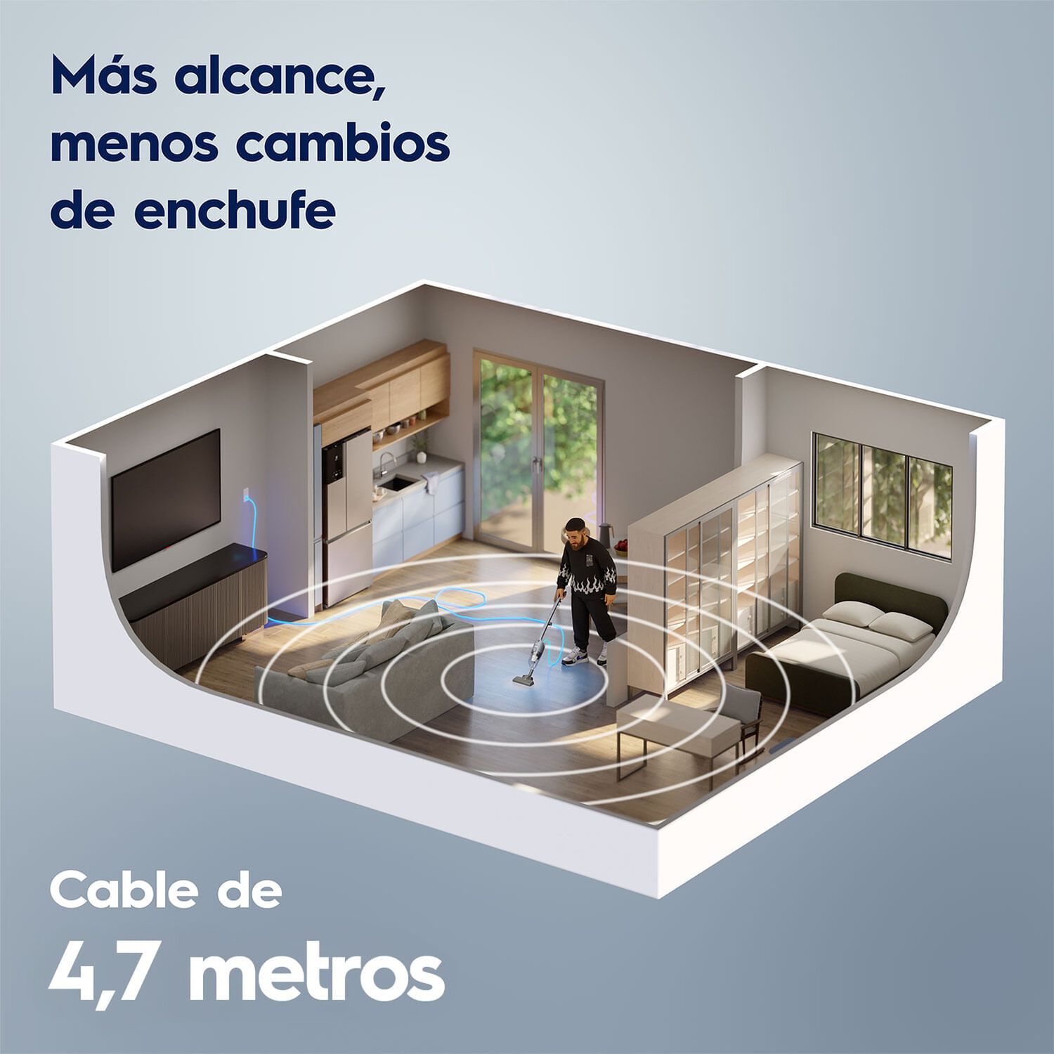 Aspiradora Vertical Con Cable Electrolux 1250w 2 En 1 Con Filtro Hepa Stk21 image number 11.0