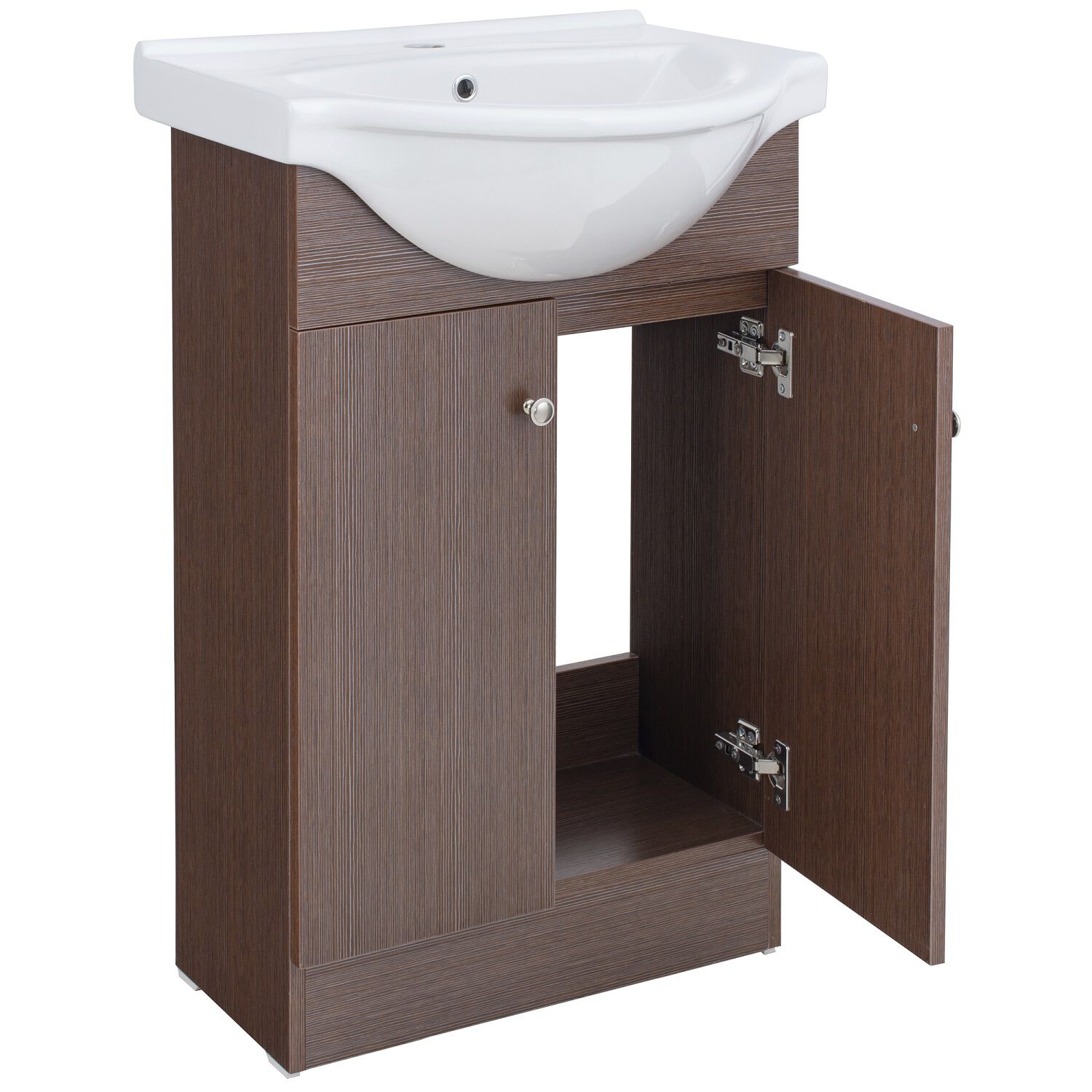 Kit Mueble Vanitorio Domsa Mb55z Nogal Oscuro 56x43x89cm image number 2.0