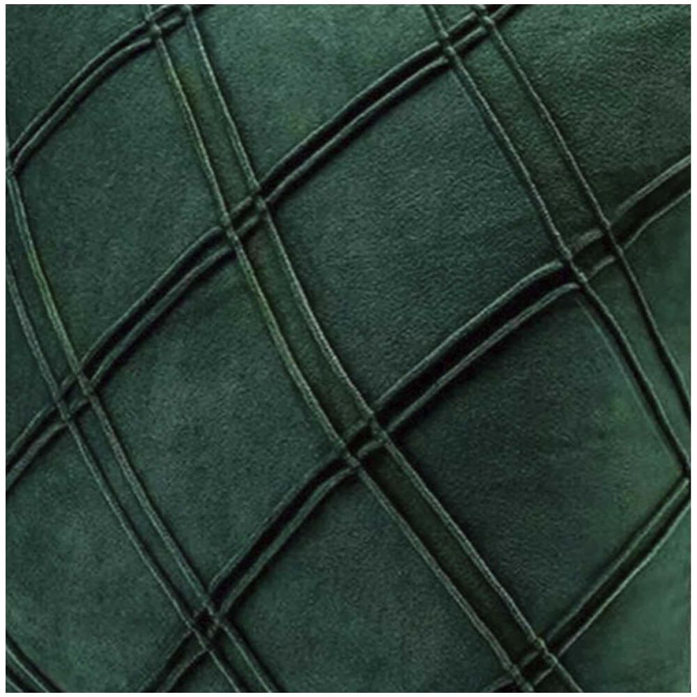 Pack De 02 Fundas De Coj&iacute;n De Terciopelo Con Rayas 45x45 Verde image number 3.0