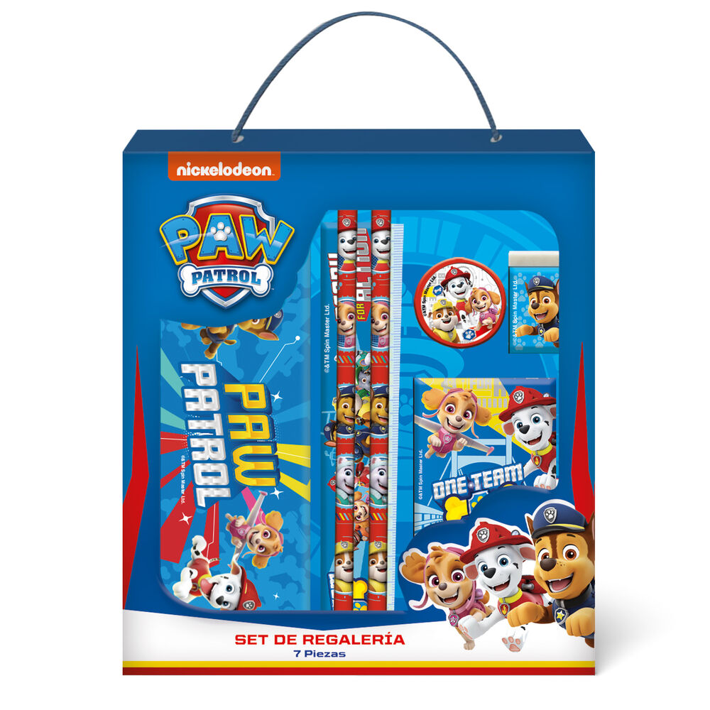 Set Escolar Box 7 Piezas En Caja Con Asa Paw Patrol image number 0.0
