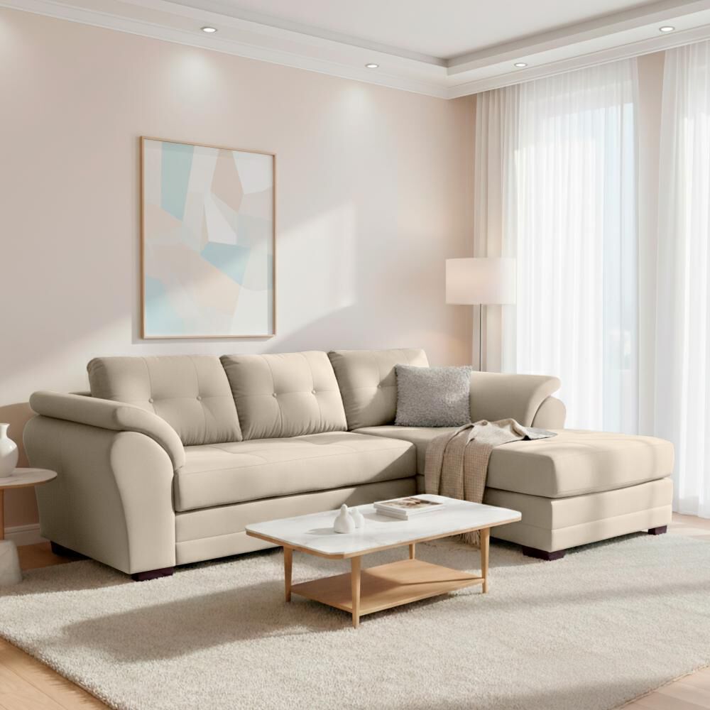 Sof&aacute; Seccional Living Factory New Samy Derecho / 4 Cuerpos image number 0.0