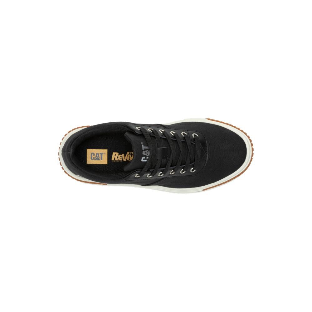 Zapatilla Urbana Mujer Caterpillar Amp Canvas Negro image number 4.0