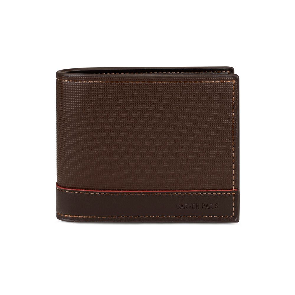 Billetera Hombre Gino Caf&eacute; Oscuro Con Monedero Carven Paris image number 2.0