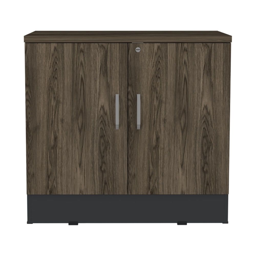 Buffet 2 Puertas Fm-002o Caf&eacute; Oscuro Y Negro image number 3.0