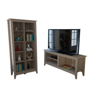 Combo Rack Casa Ideal Essential + Librero Casa Ideal Essential