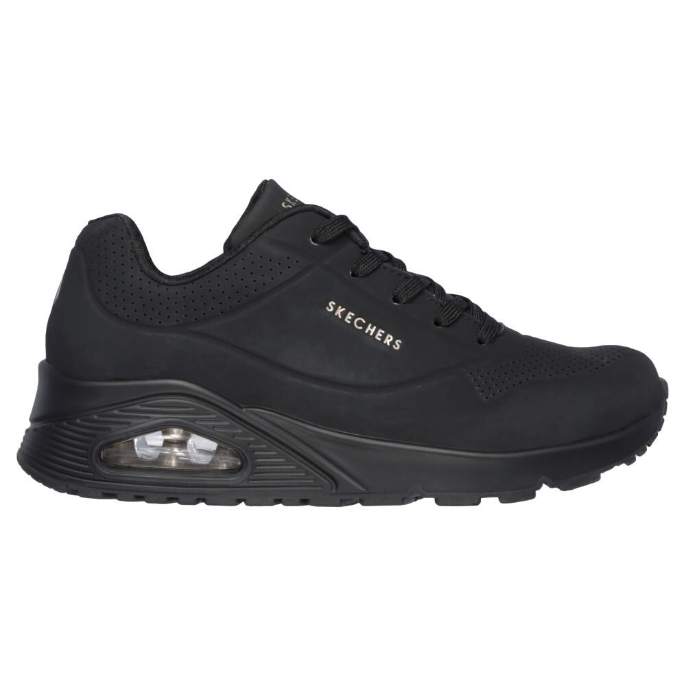 Zapatilla Urbana Mujer Skechers Uno Negro image number 1.0