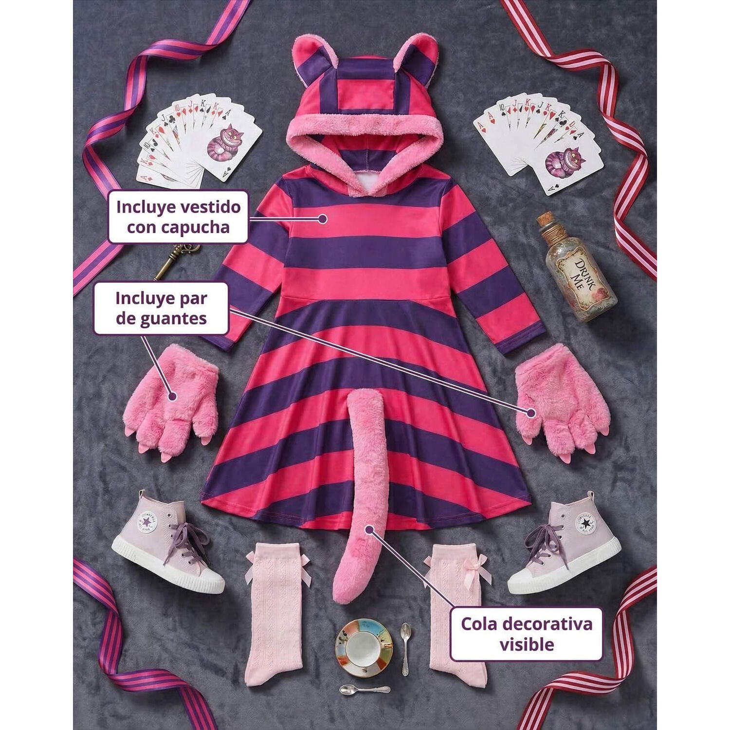 Disfraces Personajes De Cuentos Infantiles Ni&ntilde;as Alicia image number 20.0