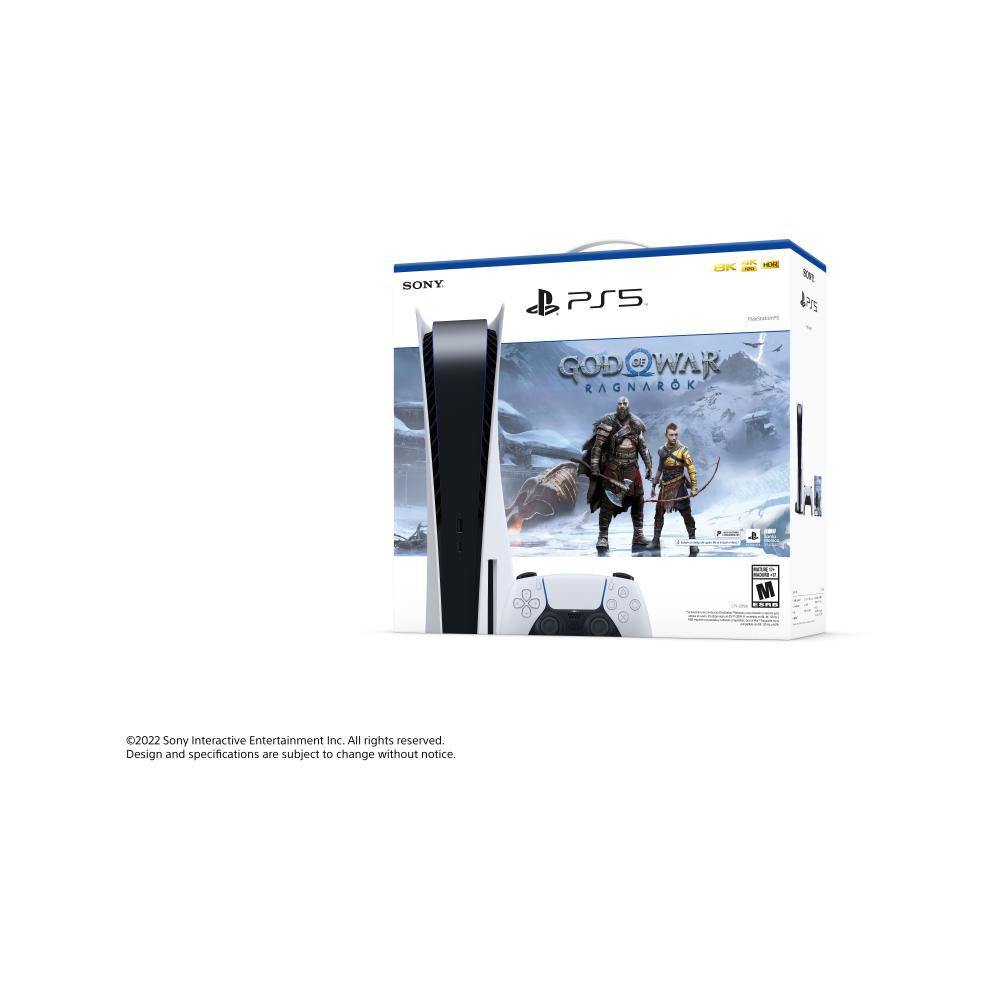 Consola PS5 Sony con Disco + God Of War Ragnorok Digital image number 4.0