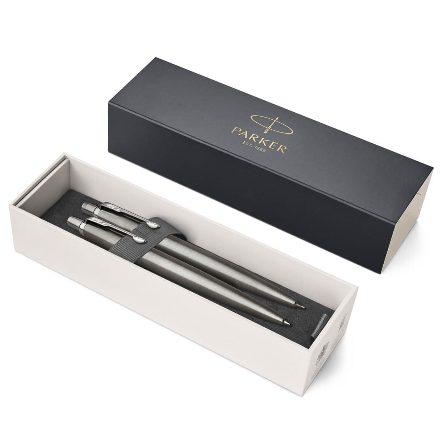 Parker Jotter Set Bol&iacute;grafo + Portaminas Acero Inoxidable Borde Cromado image number 3.0