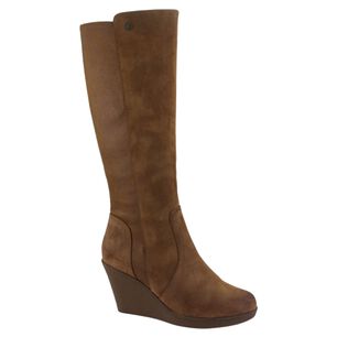 Bota Chalada Mujer Wedge-40 Camel Casual