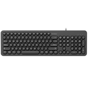 Teclado Pc Usb Teclas Redondas Viewsonic Ku334 - Ps