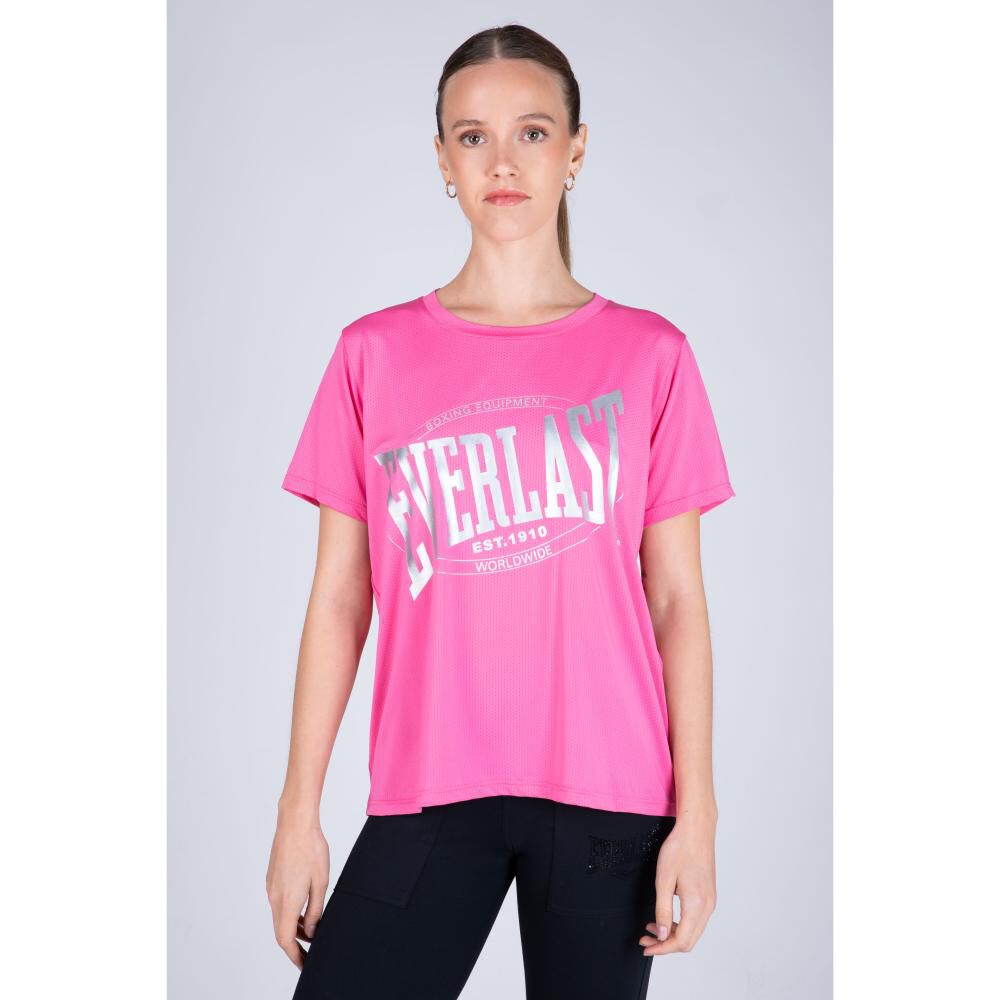 Polera M/c Mujer Basic Everlast image number 0.0