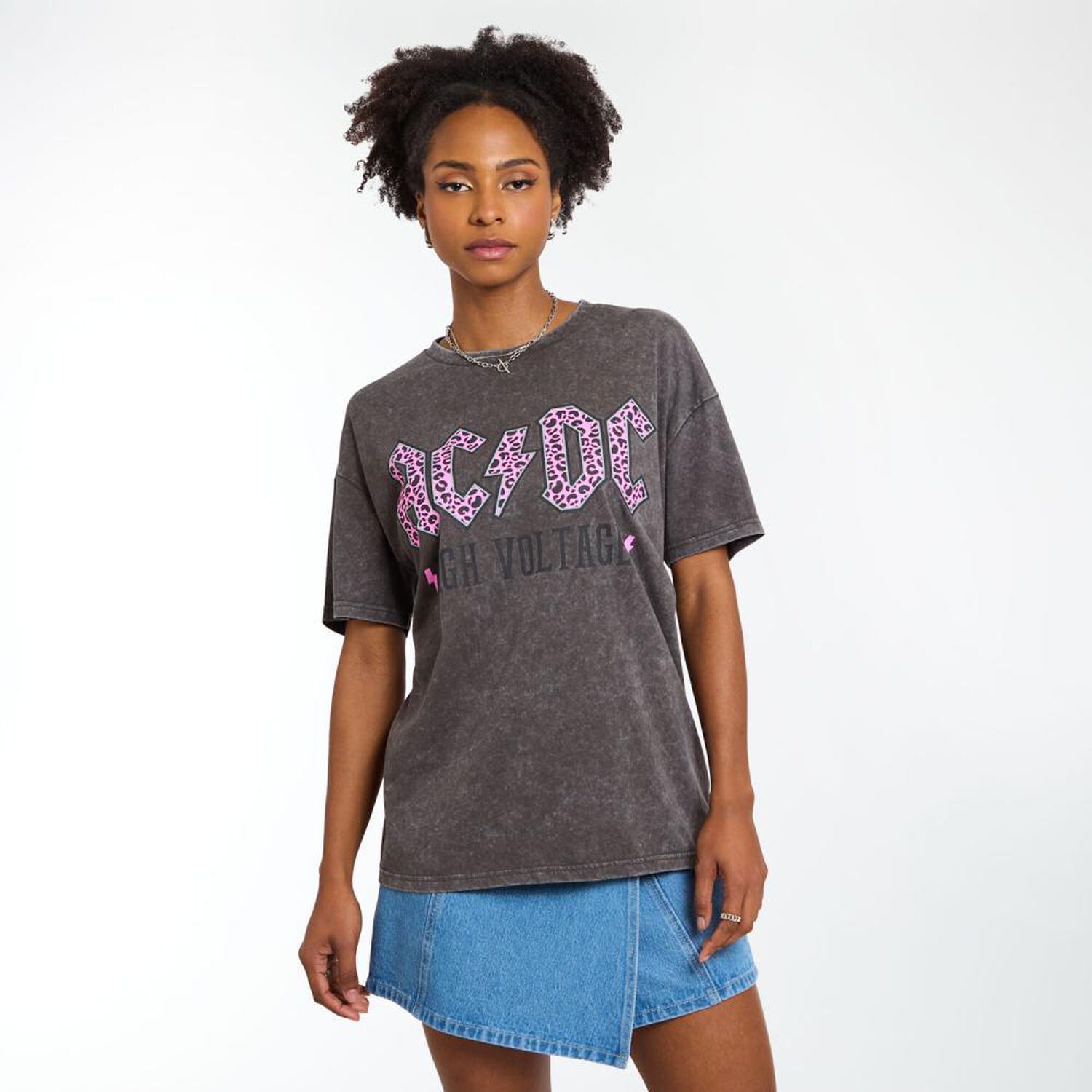 Polera Estampado Manga Corta Cuello Redondo Mujer Rolly Go image number 0.0